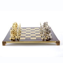 S11RED шахматы "Manopoulos", "Греко-римские",латунь, в деревянном футляре, красные, 44х44см, 7,4 кг, S11RED - фото товара