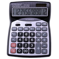 Калькулятор CITIZEN 9833, двойное питание, 1024 - фото товара