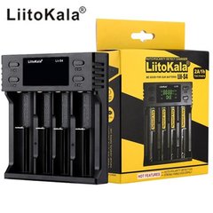 Зарядний пристрій LiitoKala Lii-S4, 4X-18650, 26650, ААА Li-Ion, LiFePO4, NiMH, ОРИгінал, 8941 - фото товару