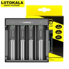 Зарядное устройство LiitoKala Lii-L4, 4x-10440/ 14500/ 16340/ 17355/ 17500/ 17670/ 18350/ 18490/ 18650/ 22650,, 9172 - фото товара
