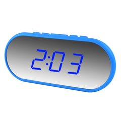 Часы сетевые VST-712Y-5, синие, USB, 7966 - фото товара