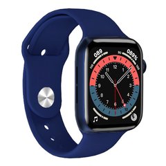Apl Watch Series 6 M16 PLUS, 44mm Aluminium, голосовой вызов, blue, 8231 - фото товара
