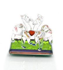 Верблюды с сердечком хрустальные (6х6х3 см)(8425), K323377 - фото товара