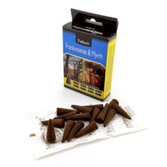 Frankincense & Myrrh Incense Cones (Ладан и Мирра)(Tulasi) Конусы, K334411 - фото товара