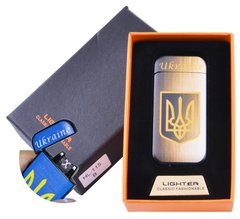 Електроімпульсна запальничка в подарунковій коробці Ukraine №HL-115-3, №HL-115-3 - фото товару