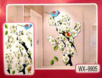3D Декор - инсталляция ЦВЕТЫ WX-9905, K89040305O362833259 - фото товара