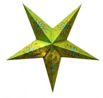 Світильник Зірка картонна 5 променів GREEN FLOWER EMBD., K89050105O1137471951 - фото товару