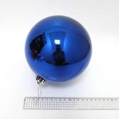 Набір ялинкових кульок "Великий синій" 15см, K2734996OO4824-15bl - фото товару