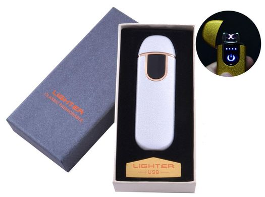 Електроімпульсна запальничка Lighter (USB) №HL-69 White, №HL-69 White - фото товару