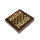 SKK27BRO шахматы "Manopoulos", "Самураи", игровое поле на деревянном футляре, коричневые, материал фигур Polystone (полистон) 27Х27см, вес 3,7 кг