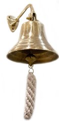 Дзвін ринда бронзовий (d-12.5,h-11 см)(5"), K33107 - фото товару