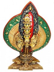 Статуэтка с позолотой Непал Авалокитешвара, K89070124O1137472823 - фото товара