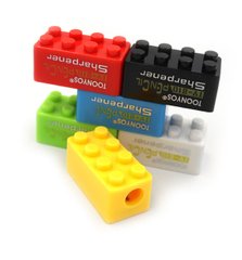 Точилка "Лего" з контейнером, у банці, мікс 20*20*40мм 108шт/етик, K2731707OO8328 - фото товару