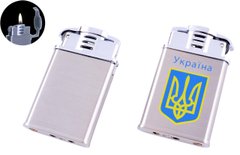Зажигалка карманная Украина (Обычное пламя) №4487-2, №4487-2 - фото товара