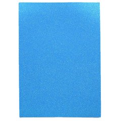 Фоаміран EVA 1.7 ± 0.1MM "Блакитний" IRIDESCENT HQ A4 (21X29.7CM) 10 лист./П./Етик., K2744813OO17I-7124 - фото товару