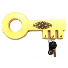 Ключниця "Ключик" дерев'яна (27х12х2 см), K332998 - фото товару