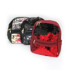 Рюкзак з паєтками "Glam" з кишенею 30*24*12см, mix, K2738577OO4910IMG - фото товару