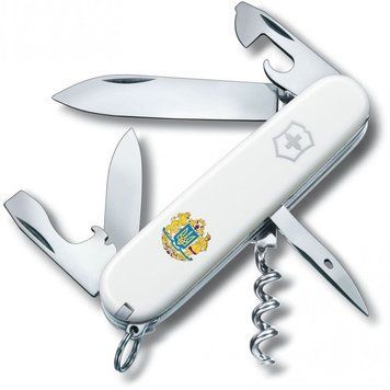 Ніж "Victorinox" Spartan Ukraine 91мм/12функ/бел /Великий Герб України, 1.3603.7_T0400u - фото товару