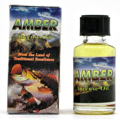 Ароматическое масло "Amber" (8 мл)(Индия), K320492 - фото товара