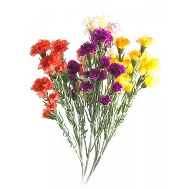 Цветы "Гвоздика" (60 см), K326423 - фото товара