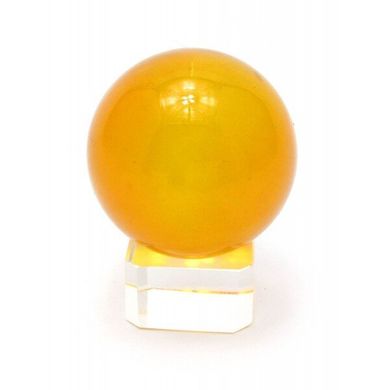 Кришталева куля на підставці помаранчевий (4 см), K328866 - фото товару