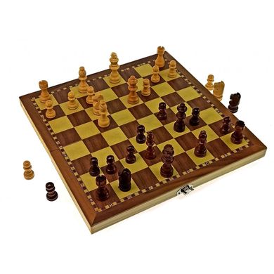 Шахматы деревянные с магнитом (29х29х2 см), K329816 - фото товара