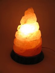 Соляна лампа "Спіраль" (SL-29)(17,5х14х14 см)(8 шт ящ.)(Гімалайська сіль), K325667 - фото товару