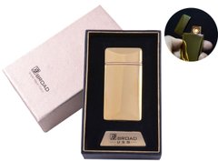 USB зажигалка в подарочной упаковке "Broad" (Двухсторонняя спираль накаливания) №4851 Gold, №4851 Gold - фото товара