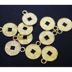 Амулет в гаманець Китайська монетка під золото 10 штук, K89210087O1557470960 - фото товару