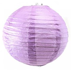 Ліхтар паперовий фіолетовий (d-20 см), K327813B - фото товару