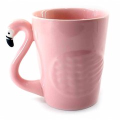 Чашка керамічна "Рожевий Фламінго" (10х10х8 см) (350 мл.), K332854 - фото товару
