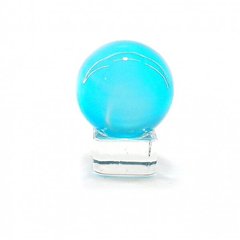 Куля кришталева на підставці блакитна (4 см), K332371 - фото товару