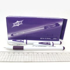 Ручка гель-фіолет 0,5 мм, білий корпус, K2728344OO801A-VIO - фото товару