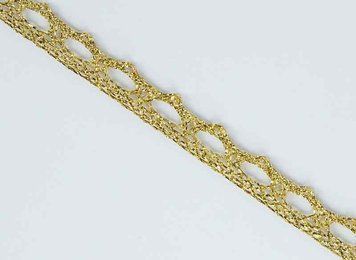 Мереживна стрічка Люрекс DX1001L 18 м Колір Gold-01, LRL-DX1001L-Gold-01 - фото товару