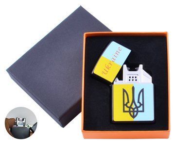 Електроімпульсна запальничка Україна (USB) №HL-146-3, №HL-146-3 - фото товару