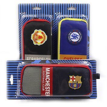 Пенал 2отд "Football club" 21 * 9 * 5 см, mix 1шт/blister/етик, K2744574OO0478P - фото товару