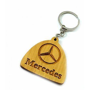 Экобрелок "Mercedes" ольха покрыт маслом и пчелинным воском, K332696O - фото товара