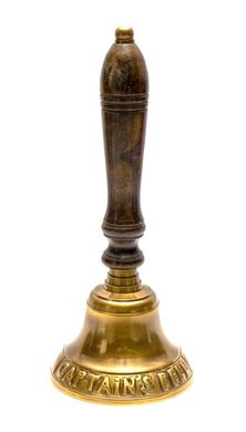 Колокол капитанский бронзовый (32,5х10х10 см)(Antic), K320576 - фото товара
