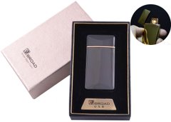 USB запальничка в подарунковій упаковці "Broad" (Двостороння спіраль розжарювання) №4851 Black, №4851 Black - фото товару