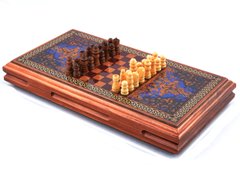 Игровой набор 3в1 нарды шахматы и шашки (32х32 см) XLY-730, XLY-730 - фото товара