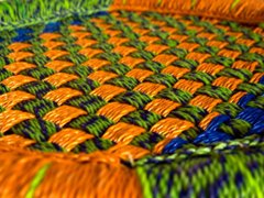 Табурет плетений (40х36х36 см) MUDA REED STICK, K326560 - фото товару