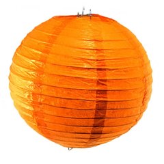 Ліхтар паперовий помаранчевий (d-20 см), K327813C - фото товару