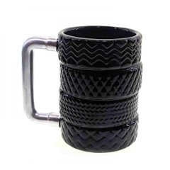 Чашка керамічна "Шини" (12,5х12х8 см) A, K332937A - фото товару