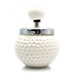 Попільничка з кришкою керамічна "М'яч для гольфу" (14х9х9 см), K323674 - фото товару