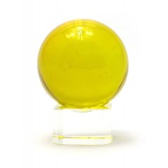 Кришталева куля на підставці жовтий (4 см), K328730 - фото товару