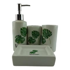 Набор для ванной керамический "Тропические листья", K335080 - фото товара