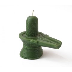 Свеча ритуальная "Шива Лингам" зелёная 8*5*7,5см., K89060482O1716567235 - фото товара