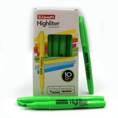 Текстовиділювач "Luxor" "Highliters" 1-3,5mm тонк. зелен., K2744032OO4142 - фото товару