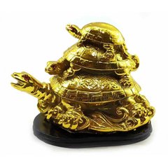 Черепахи кам'яна крихта золото (9х10х6 см), K332866 - фото товару