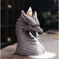 Подставка "Жидкий дым" керамика "Голова дракона" 9*7*11см., K89150435O1995691816 - фото товара